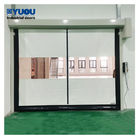 High Speed 2.5m/s Zip Up Plastic Doors 5*5m Auto Self repairing IP55 For Clean Room