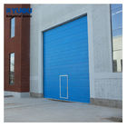 Warehouse Sectional Overhead Door Vertical Lift 12m Width 35m/s Wind Resistant