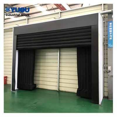 Galvanized 3.4m Loading Dock Shelters 600mm Frame Blue Giant Dock Seals