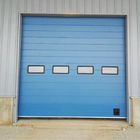 220V Roll Up Industrial Sectional Overhead Doors Garage 12000MM Galvanized Steel