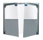 Noise Insulation PVC Double Leaf Swing Door Corridor 1200mm Width 40mm Thick