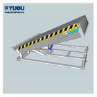 Stationary Adjustable Loading Dock Leveler Plate 300mm 1.1kw Steel High duty