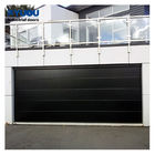 Finished Steel Sectional Garage Doors EPDM Modern Overhead Door 40mm Thickness