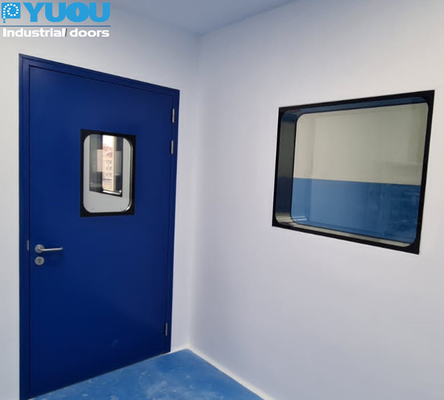 Galvanized Steel Food Or Medical Clean Room Doors And Windows