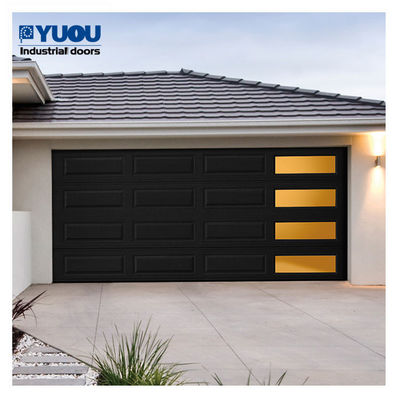 Insulated PU Sectional Overhead Garage Door Sandwich Panel For Commercial