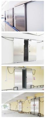 500kg Automatic Sliding Door Cold Storage Two Sides Waterproof 0.5mm Sheet