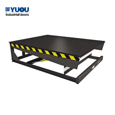 500mm Fixed Loading Dock Leveler Electrical 10tons anti skate steel plate customized