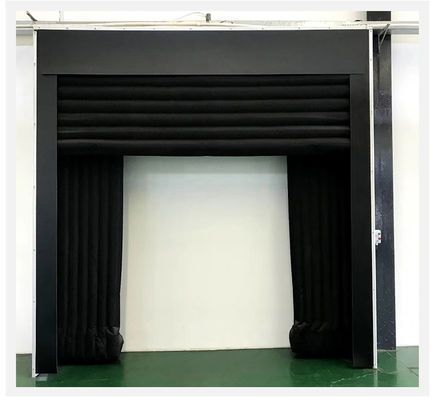 3400X3400mm Loading Dock Shelters Inflatable Dock Seals 600mm Thick Polyester Fabric
