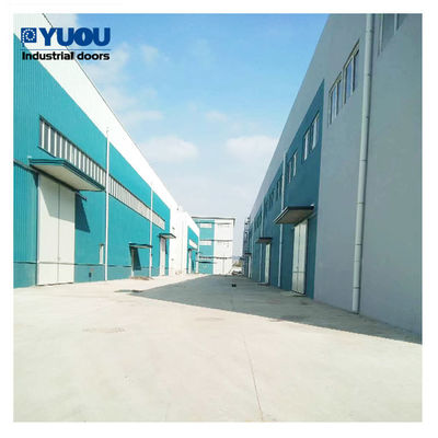 Exterior Industrial Insulated Sliding Door Double Steel EPDM 75mm 100mm thick