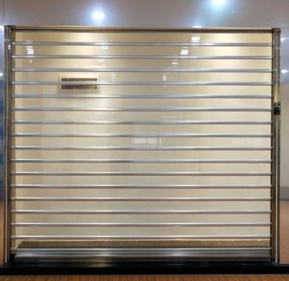 Clear View Roller Polycarbonate Shutter Door Commercial PC Crystal PLC system