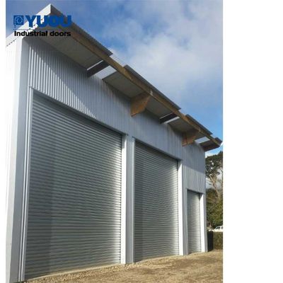 Commercial Self Storage Door Roller Shutter With Galvanized Steel Box
