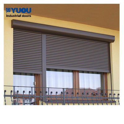 Automatic Steel Roll Up Window Shutters Residential Security Insectproof RAL color