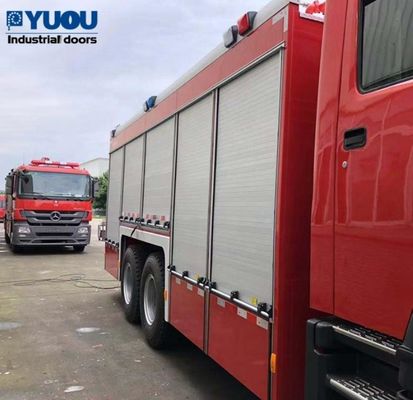 Aluminum Automatic Fire Truck Roll Up Doors Open Style soundproof RAL colour