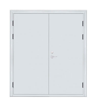 Hospital Fire Rated Swing Door 1.5mm Frame 1.0mm leaf For Clean Room