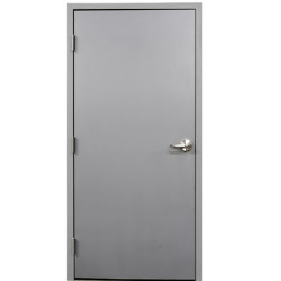 Residential Stainless Fire Rated Steel Door Entry 1.0mm Leaf 150mm depth With Auto Seal