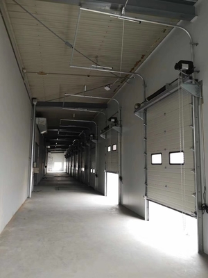 Large Auto Lift 40mm Panel Steel Sectional Door Motorized