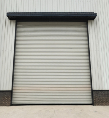 Waterproof Steel Roller Shutter Door Automatic Galvanized In External Warehouse