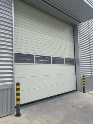 High Speed Automatic Industry Overhead Sectional Roller Door For Warehouse