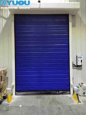 High Performance PVC Fabric Freezer High Speed Door For Cold Storage