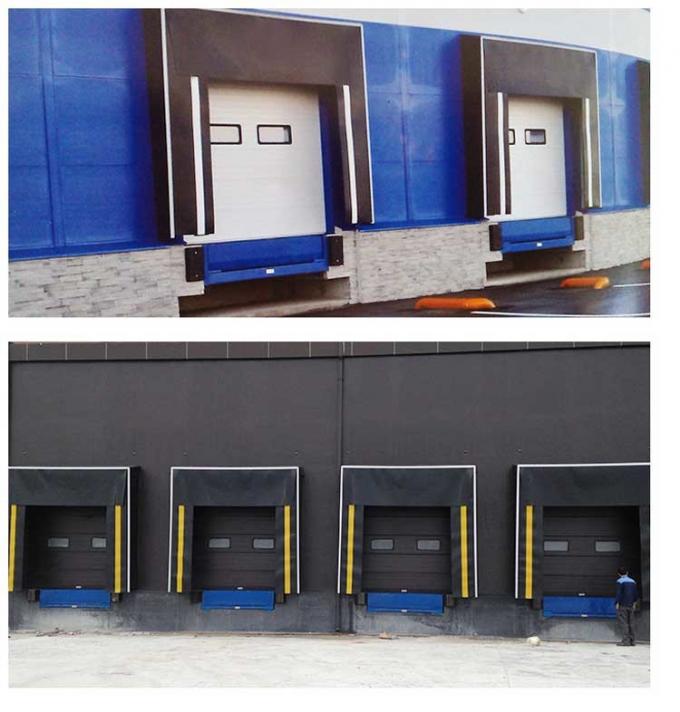 Factory PVC Loading Bay Dock Shelters Seals 3.2m Mechanical galvanized ...